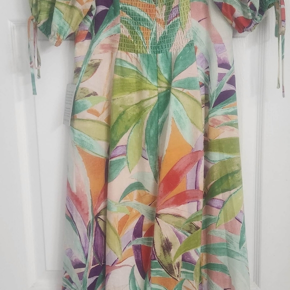 Multicolor floral dress size Medium - Picture 4 of 5